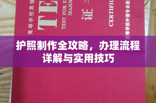 抚顺护照制作全攻略，办理流程详解与实用技巧